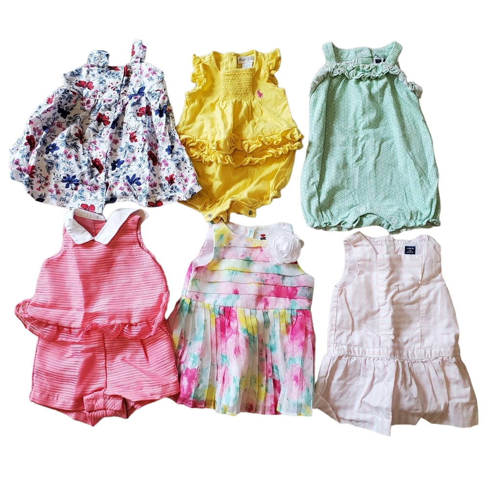 Janie & Jack Infant Girl Summer Bundle (3-6M)